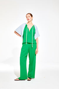 Lita Zephyr Top | Green & Blue