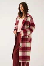 Load image into Gallery viewer, Greta Coat | Berry Check