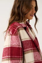Load image into Gallery viewer, Greta Coat | Berry Check