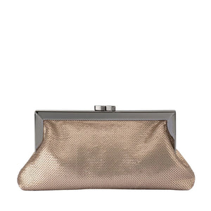 Zephyr Sequin Clutch | Pewter