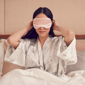 Pink Silk Sleep Mask