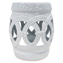 Load image into Gallery viewer, Maynard Ceramic Stool | White 44.5cm