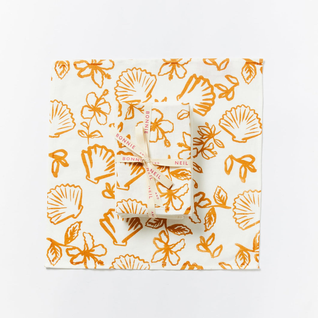 Bonnie & Neil Marina Tan Napkins S/6
