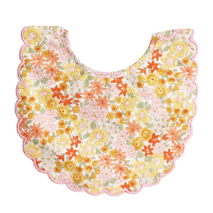 Scallop Bib | Sweet Marigold