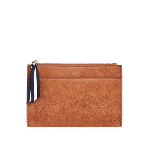 New York Coin Purse | Tan Pebble