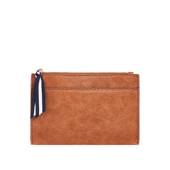 New York Coin Purse | Tan Pebble