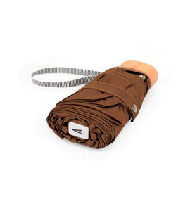 Caramel brown Micro-umbrella | Augustine