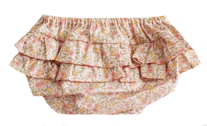 Ruffle Nappy Cover | Blossom Lily Pink