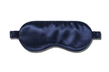 Load image into Gallery viewer, Navy Silk Sleep Mask