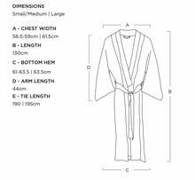 Load image into Gallery viewer, Linen Robe | Pinstripe