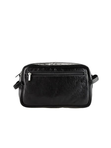 Huckleberry Leather Toiletry Bag l Black