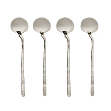 Load image into Gallery viewer, Dante Nickel Condiment Spoon | Set of 4