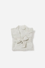 Load image into Gallery viewer, Linen Robe | Pinstripe