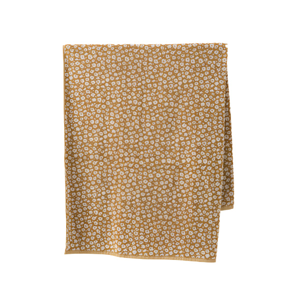 Forget Me Not Cotton Hand Towel | Citron/Nougat