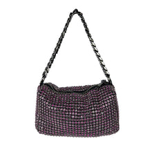 Load image into Gallery viewer, Robbie Crystal Loaf Bag | Fuchsia